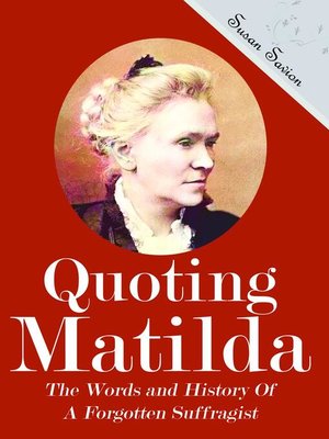 cover image of Quoting Matilda